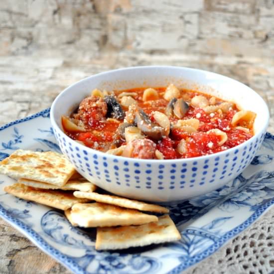 Pasta Sausage Soup