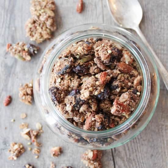 Seed and Nut Cinnamon Tea Granola