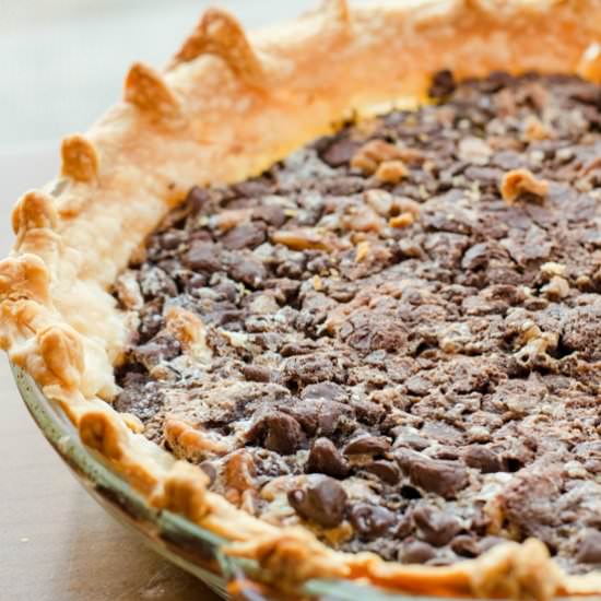 Grandma’s Chocolate Pecan Pie
