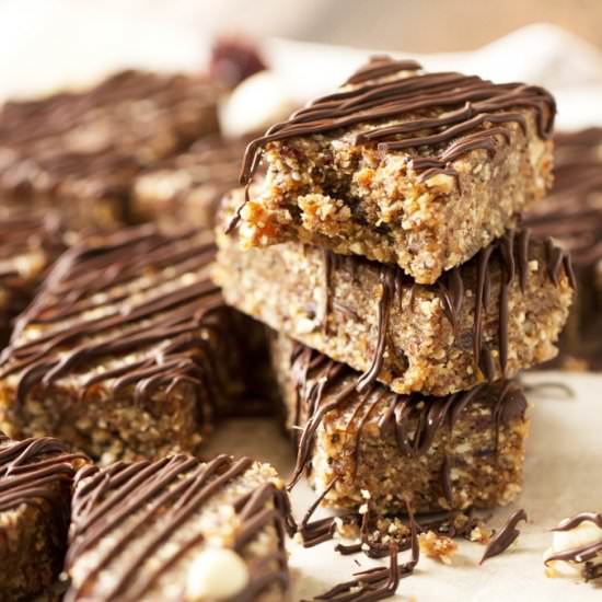 Chocolate Peanut Butter Energy Bars