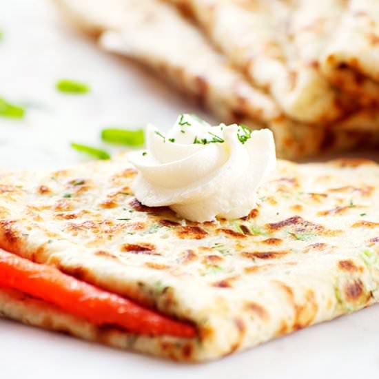 Chive & Dill Crepes