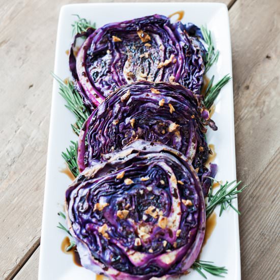 Red Cabbage Steaks
