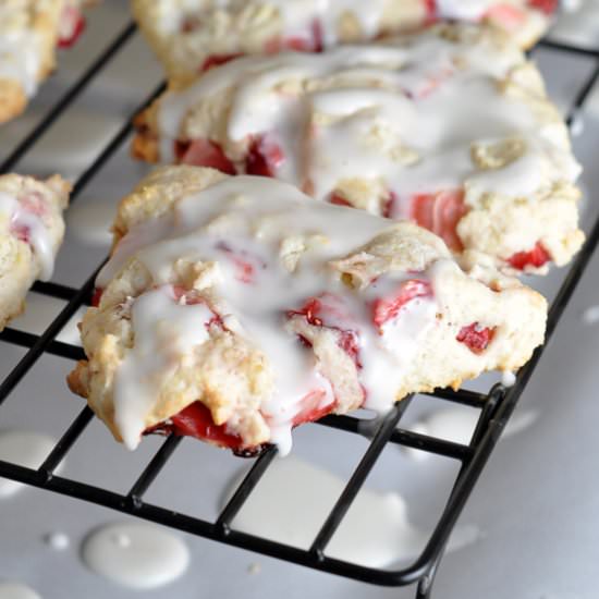 Strawberry Shortcake Scones