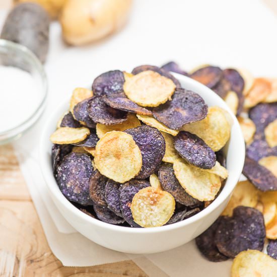 Easy Microwave Potato Chips