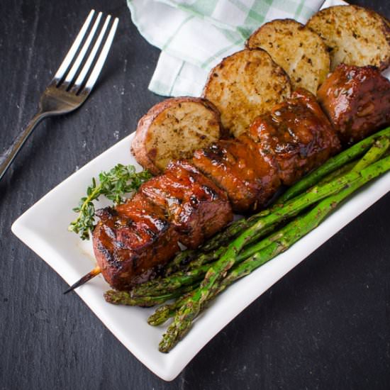 Herb Marinated Beef Skewers