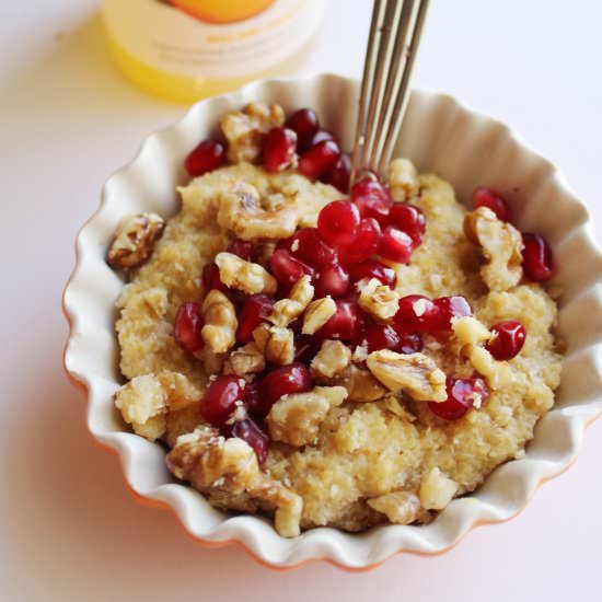 Pomegranate Mango Walnut Oat Bran
