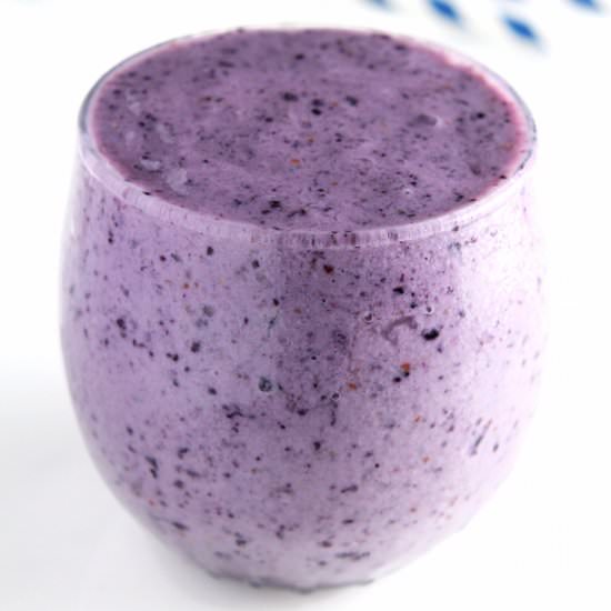 Blueberry Banana Protein Smoothie