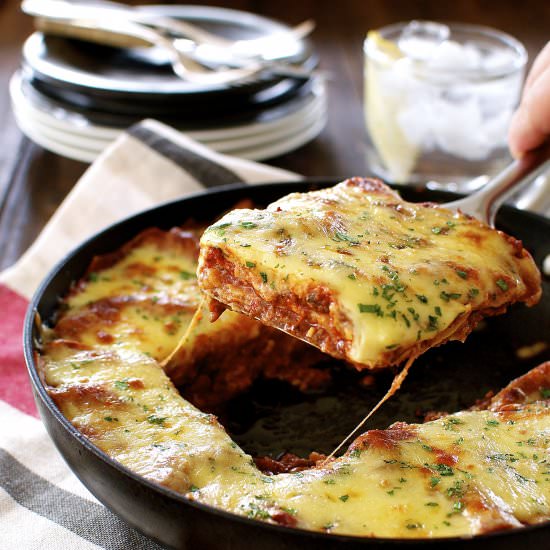 One Pot Lasagna with Layers