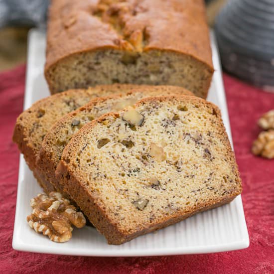 Classic Banana Walnut Bread