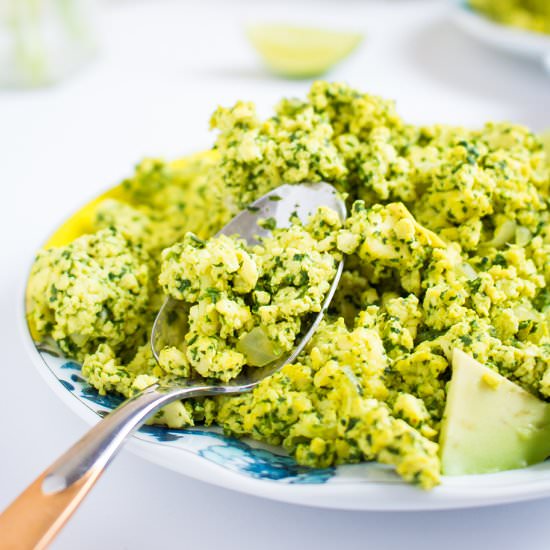Green Tofu Scramble
