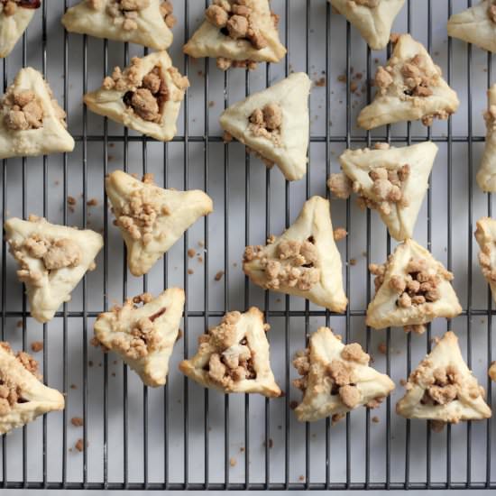 Crumb Cake Hamantaschen