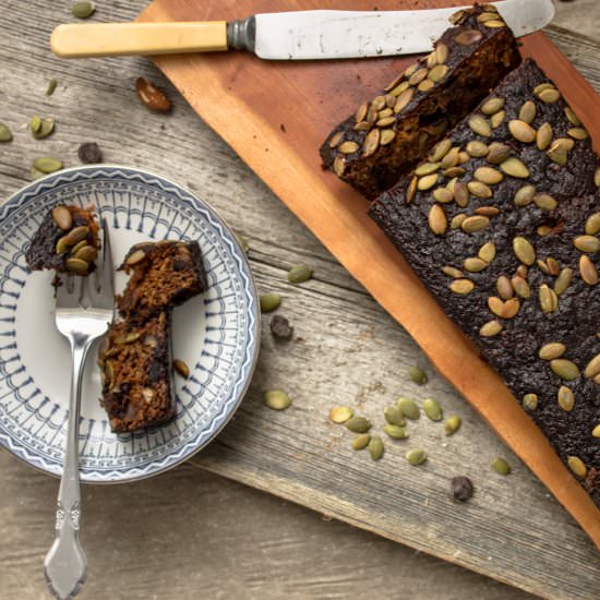 Flourless pumpkin bread