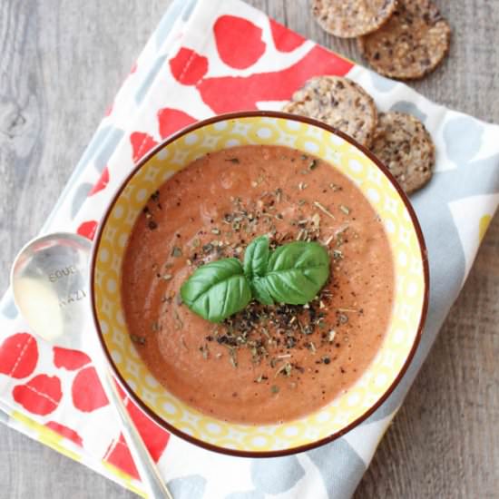 Vegan Cashew Cream Tomato Soup
