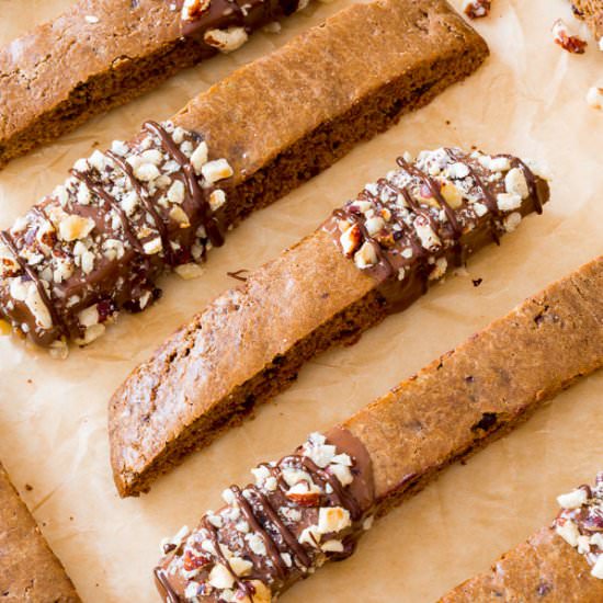 Mocha Chip Biscotti