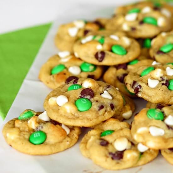 Mint Chocolate Chip Cookies