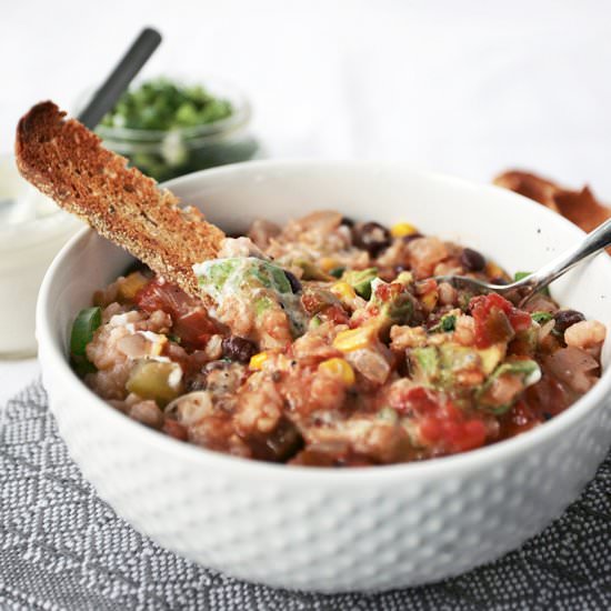 Crockpot Burrito Soup