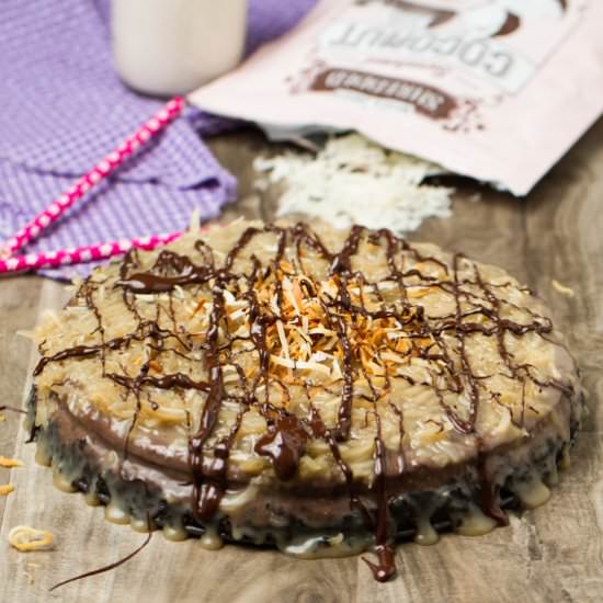German Chocolate Cheesecake