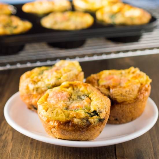 Mini Frittatas with Lox