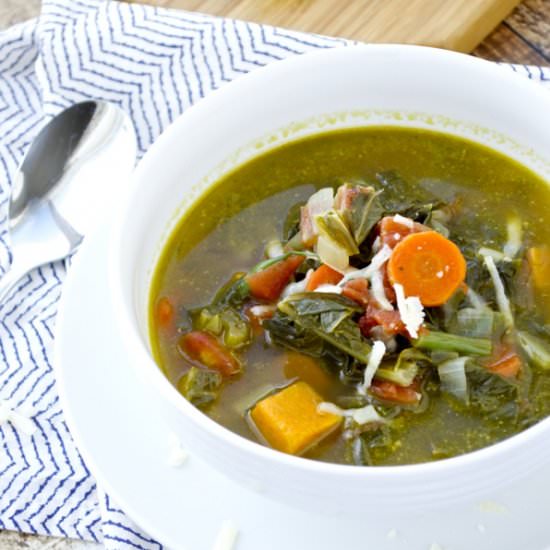 Pesto Vegetable Soup