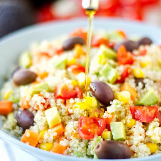 Simple Vegan Quinoa Salad