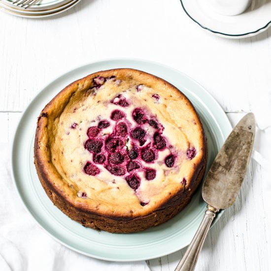 Raspberry Ricotta Cake