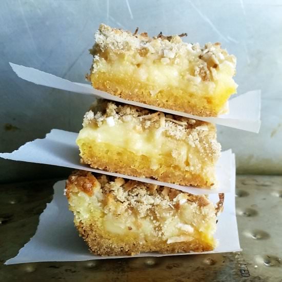 Lemon Coconut Gooey Butter Bars
