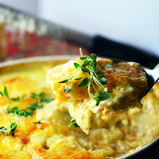 Cheesy Au Gratin Potatoes