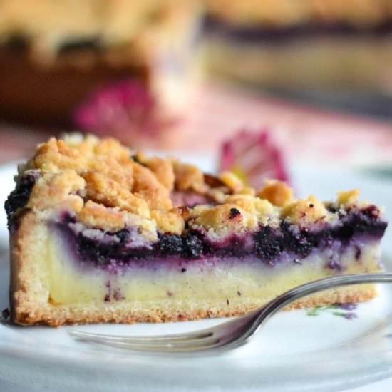 German Custard Crumble Cake