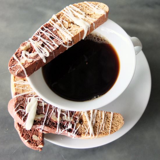 Gingerbread and Chocolate Biscotti