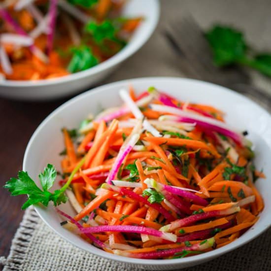 Ginger Carrot Radish Salad