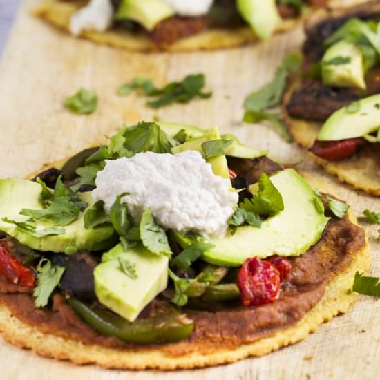 Portobello Chipotle Tostados