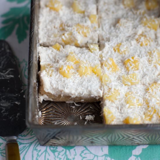 Pina Colada Squares