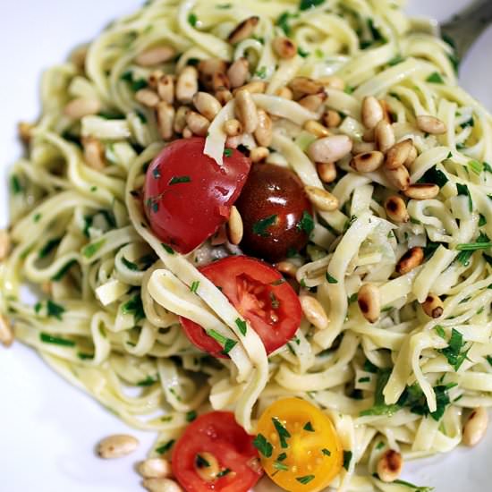 Garlic Olive Oil Pasta