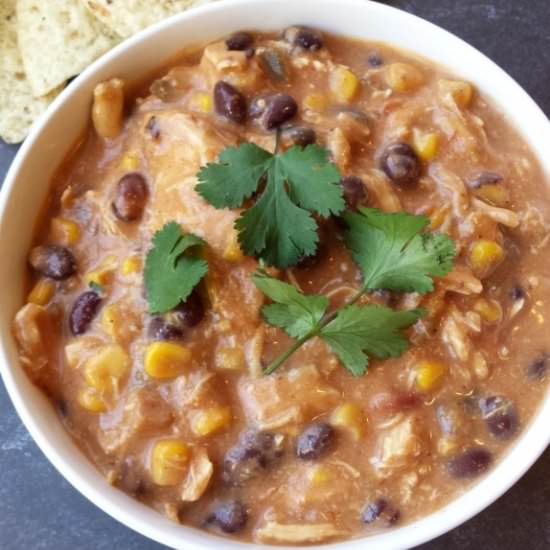 Crockpot Chicken Taco soup