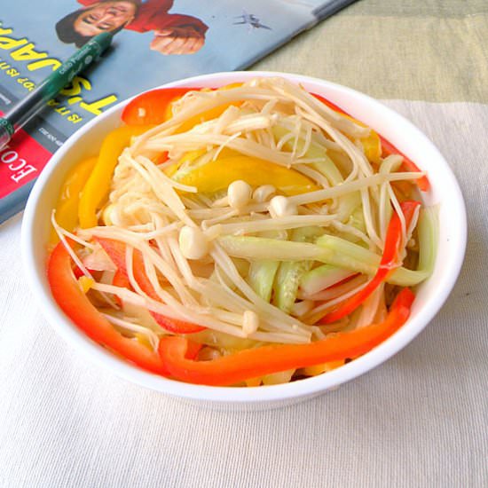 Enoki Mushroom Salad