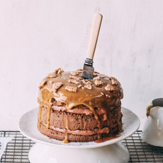 Chocolate Cake with Salted Caramel