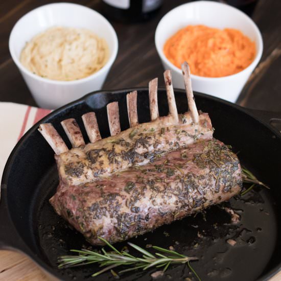 Rosemary Mint Rack of Lamb