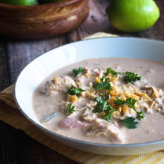 Fiesta Lime Chicken Chowder