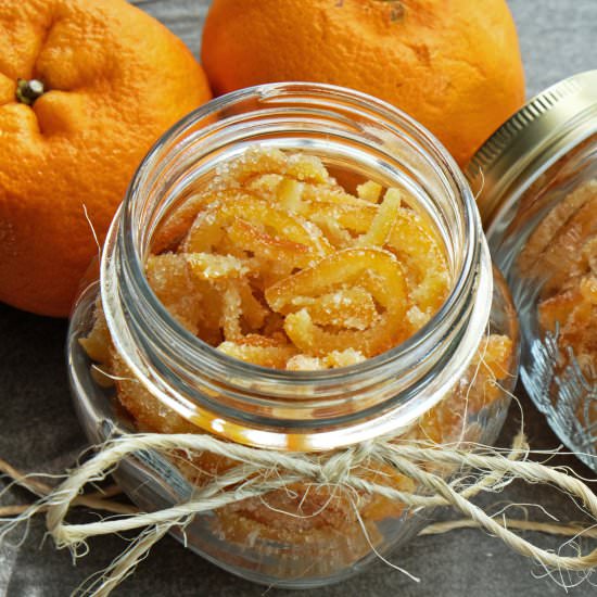 Candied Mandarin Orange Peel