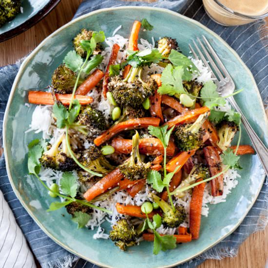 Carrot & Broccoli Salad With Miso
