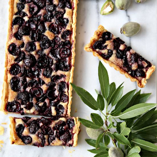 Cherry and Almond Tart