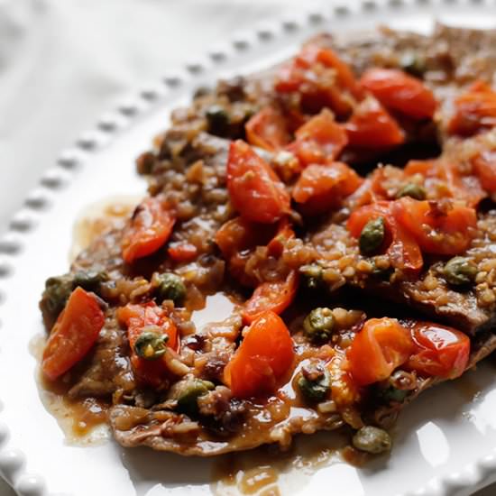 Pizzaiola with Capers