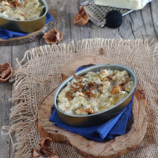 Risotto with Brie and Nuts