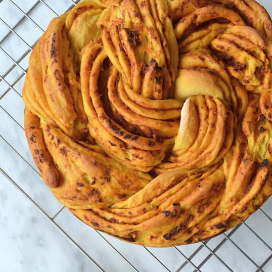 Sweet Potato Braided Bread