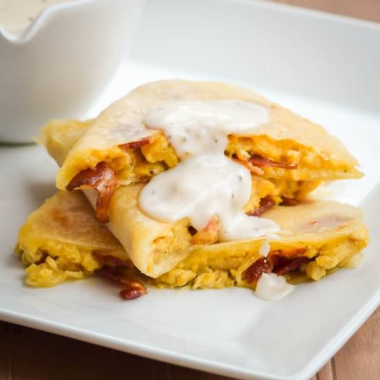 Bacon & Eggs Breakfast Quesadilla