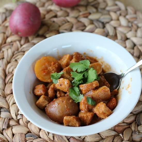 Pork Stew with Cilantro