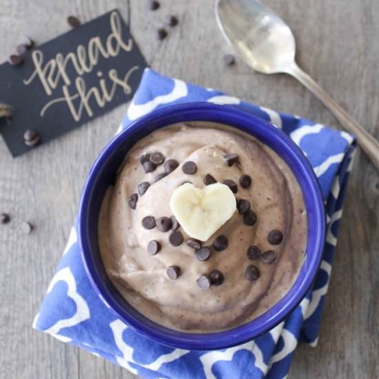 Chocolate PB Banana Ice Cream