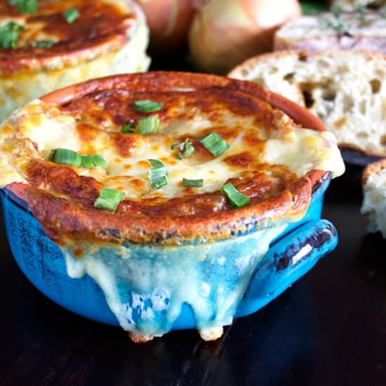 Vegetarian French Onion Soup