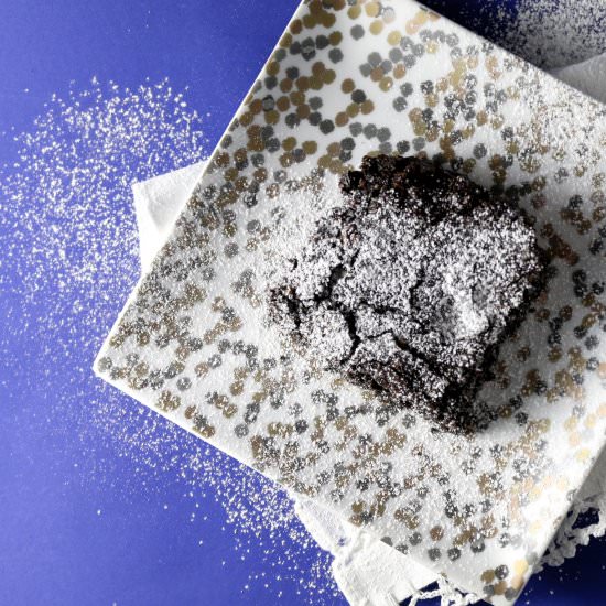 Almost Flourless Brownies