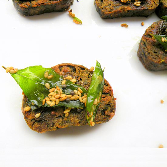 Nachni Palak Muthiya